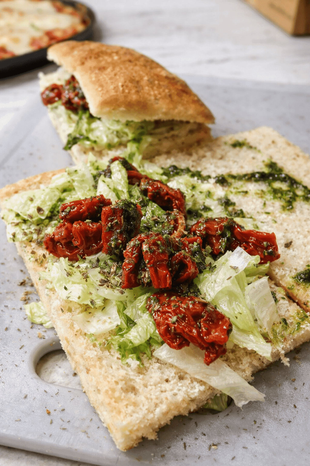 Interior of restaurant